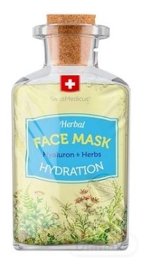 SwissMedicus Herbal FACE MASK HYDRATION pleťová maska s kyselinou hyalurónovou 1x17 ml