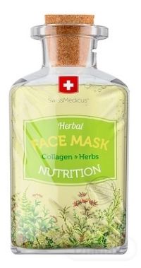 SwissMedicus Herbal FACE MASK NUTRITION pleťová maska s kolagénom 1x17 ml