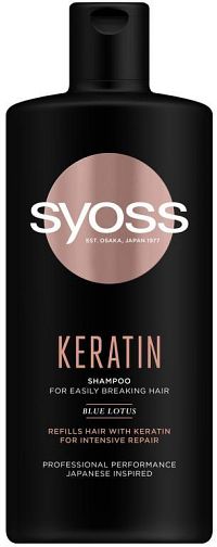 Syoss Keratin šampón pre jemné a lámavé vlasy 440 ml