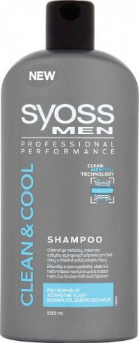 Syoss šampón Men Clean & Cool 500 ml