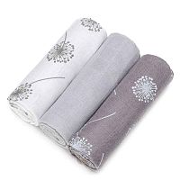 T-TOMI BIO Bambusové plienky Dandelions 1×3 ks, bambusové plienky