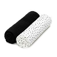T-TOMI BIO Mušelínové plienky Dots 1×2 ks, mušelínové plienky