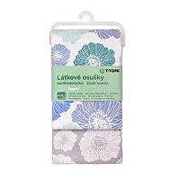 T-TOMI Látkové osušky Poppies 1×2 ks, látkové osušky