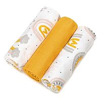 T-TOMI TETRA plienky HIGH QUALITY Rainbow 1×3 ks, látkové plienky