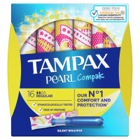 Tampax Compak Pearl Regular Tampóny S Aplikátorom 1×16ks, tampóny