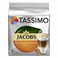Tassimo Jacobs Latte Macchiato Caramel 8x8 1×8 ks, kapsľová káva