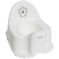 Tega Hrajúci detský nočník Royal bielo čierny