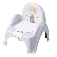 Tega Hrajúci detský nočník s poklopom Medvedík béžový