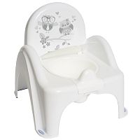 Tega Hrajúci detský nočník s poklopom Sovy biely