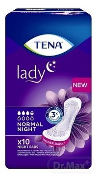 TENA LADY NORMAL NIGHT absorpčné vložky 1x10 ks