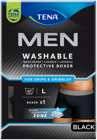 TENA Men Washable Underwear Black L OTC