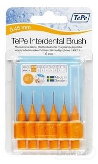 TePe Interdental medzizubné kefky 0,45 mm 6 ks