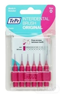 TePe medzizubné kefky 0,4 mm size 0 (ružové) 1x6 ks
