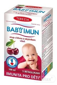 Terezia Baby Imun sirup s hlivou a rakytníkom višna 100 ml