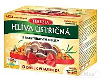 TEREZIA Hliva ústricová s rakytníkovým olejom 2 x 60 kapsúl + DARČEK Vitamín D3