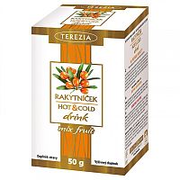 TEREZIA HOT&COLD drink mix fruit s rakytníkom, vrecúška 10x5 g (50 g)