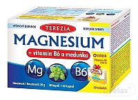 TEREZIA MAGNESIUM + vitamin B6 a meduňka 1×60 cps, horčik a vitamín B6 + darček