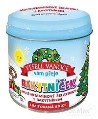 TEREZIA RAKYTNÍČEK multivit.želatínky s rakytníkom v plechovke (limitovaná edícia VIANOCE 2018) 1x50 ks
