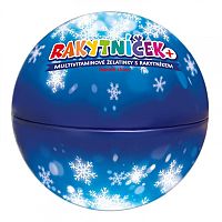 TEREZIA RAKYTNÍČEK+ želatínky vianočná guľa modrá (limitovaná edícia 2019) 1x50 ks