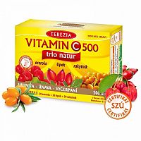 TEREZIA VITAMÍN C 500 mg trio natur 60 kapsúl