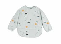 THE COTTON CLOUD Nepremokavý podbradník s dlhými rukávmi Origami