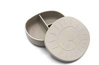 THE COTTON CLOUD Silikónový desiatový box Alfie Sand 1×1 ks