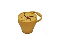 THE COTTON CLOUD Silikónový pohár na snack Mustard 1×1 ks