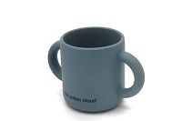 THE COTTON CLOUD Silikónový pohár Smokey Blue 1×1 ks