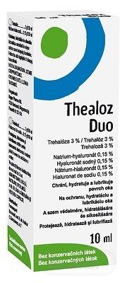 Thealoz Duo 1×10 ml, do oka, do kontaktných šošoviek