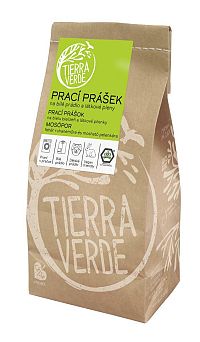 Tierra Verde Praci Prasok Biele Pradl Plienky 1×850g, prací prášok na bielu bielizeň
