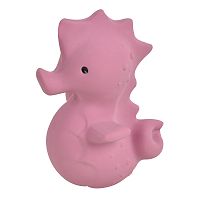 Tikiri Ocean Buddies - hrkálka a hryzátko z prírodnej gumy morský koník 1×1 kus, hračka pre deti