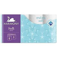 Toaletný papier 3-vrstvový Harmony Extra Soft biely