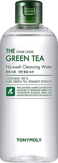 Tony Moly The Chok Chok Green Tea No-Wash Cleansing Water 300 ml 1×300 ml