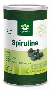 Topnatur Bio Spirulina 750 tabliet