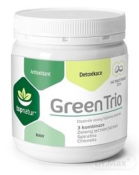 topnatur GREEN TRIO 1×540 tbl, výživový doplnok (spirulina, chlorella, zelený jačmeň)