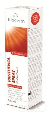 Trioderm sun PANTHENOL SPRAY 1×150 ml, po opaľovaní, regeneration