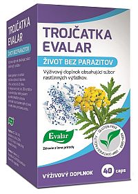 TROJCATKA EVALAR 40CPS 1×40 cps, výživový doplnok