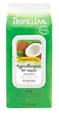 Tropiclean Hypoalergénne Čistiace Ubrúsky (100pcs) 1×10 ks