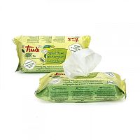 Trudi Baby Nature hypoalergénne bavlnené čistiace vlhčené obrúsky s výťažkami z hlohu a horčeka 1x64 ks