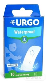 URGO Waterproof vodeodolná náplasť priehľadná, 2 veľkosti, 1x10 ks