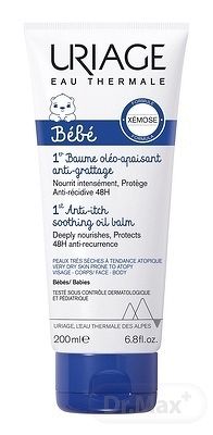 URIAGE BÉBÉ Upokojujúci olejový balzam proti svrbeniu pre bábätká 1x200 ml