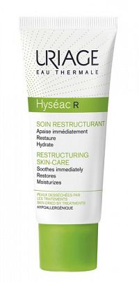 Uriage Hyséac R regeneračný a hydratačný krém pre pleť vysušenú a podráždenú liečbou akné 40 ml