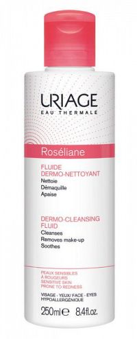Uriage Roséliane čistiaci fluid pre citlivú pleť so sklonom k začervenaniu Cleansing Lotion 250 ml