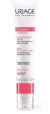 URIAGE Tolederm CONTROL RICH SOOTHING CARE výživný krém pre citlivú pleť 1x40 ml