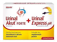 Urinal Akut forte 10tbl. + Urinal Express ph 6ks 1x1 set, výhodne balenie pre starostlivosť močových ciest
