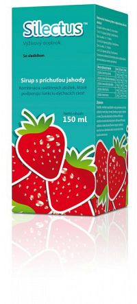 Valeant Silectus sirup s príchuťou jahody Valeant 150 ml