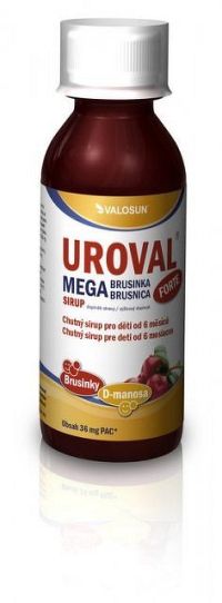 VALOSUN UROVAL MEGA BRUSNICA FORTE sirup 1x200 ml