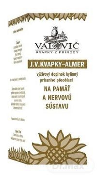 Valovič J.V. KVAPKY ALMER na pamäť a nervovú sústavu 50 ml
