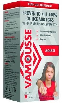 VAMOUSSE - ošetrenie hlavy proti všiam 1x160 ml, pena
