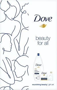 Vianočná kazeta Dove Nourishing Beauty 1×1 set, darčeková sada od Dove pre ženy